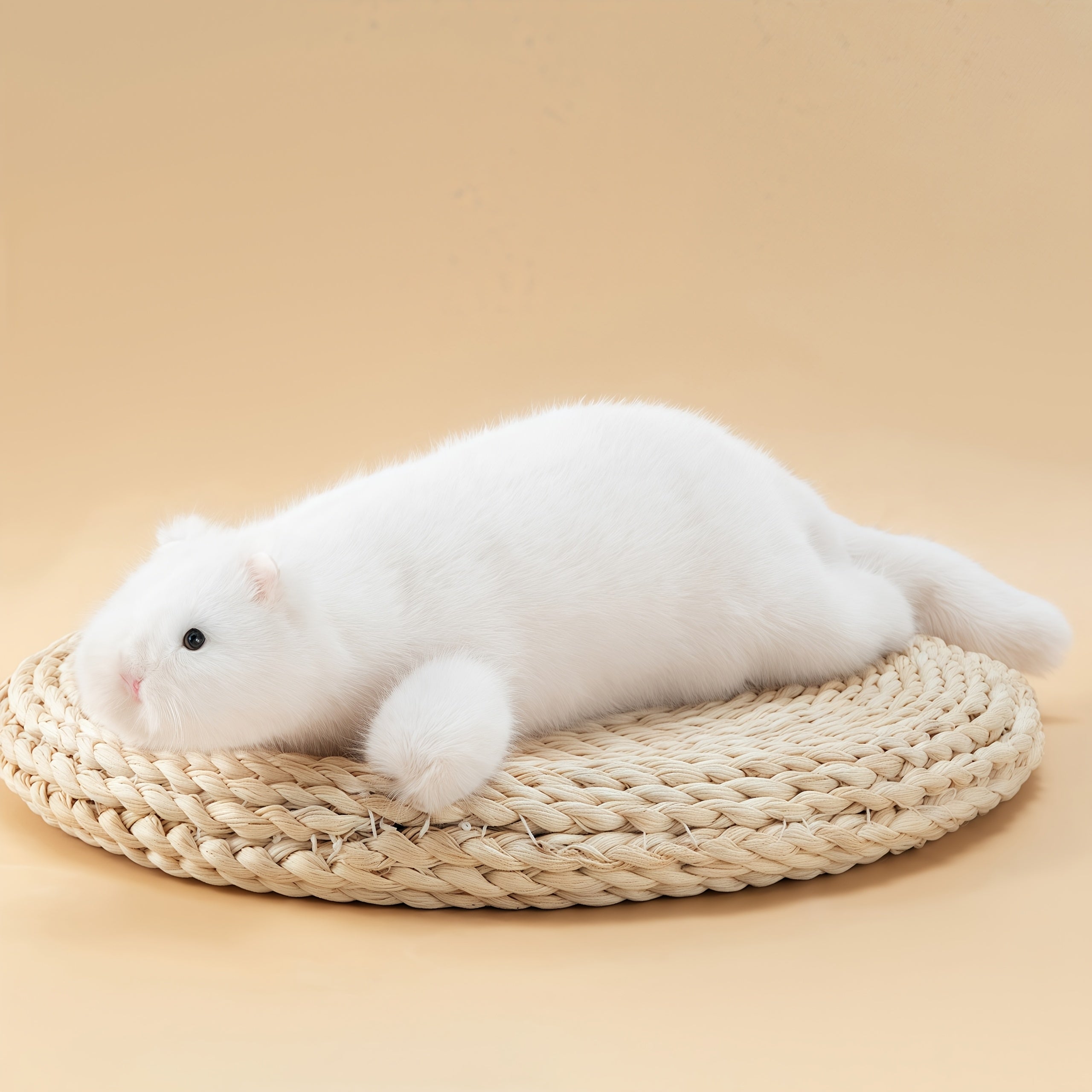Plush Squirrel Toy Soft Faux Fur Fun Kids Gift Grey Brown