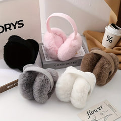 Women's Winter Ear Muffs Headband and Hat Set