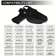 Tactical Holster Quick Draw Hidden Pocket Carrying Case