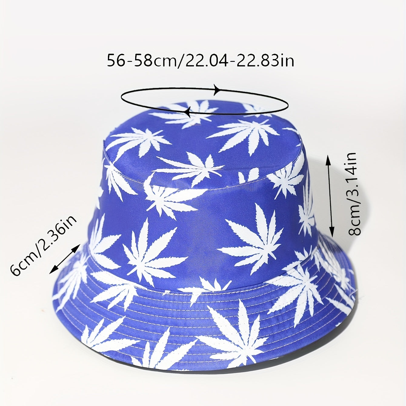 Maple Leaf Fisherman Hat Outdoor Sunscreen Leisure Unisex