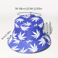 Maple Leaf Fisherman Hat Outdoor Sunscreen Leisure Unisex
