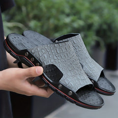 Men's Lightweight Slippers Open Toe Shoes for Outdoor