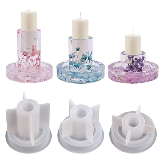 Christmas Candle Silicone Molds for Resin Epoxy