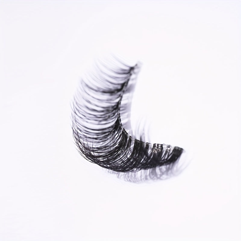 7 Pairs 3D Crisscross Lashes Natural Volume Fluffy False Eyelashes