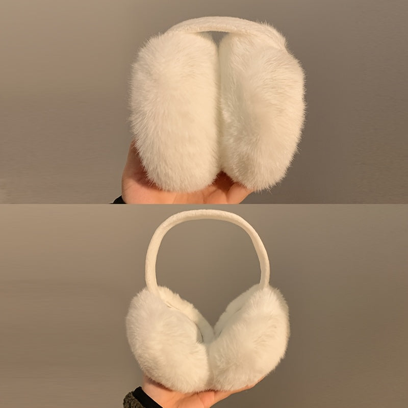 Women's Winter Ear Muffs Headband and Hat Set