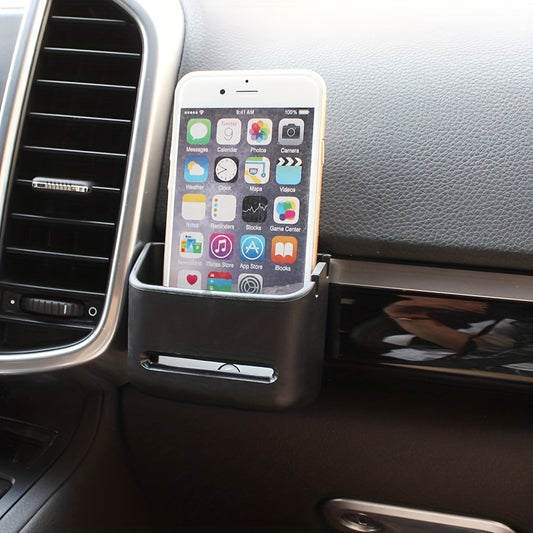 Car Phone Holder with Storage Box for More Convenience