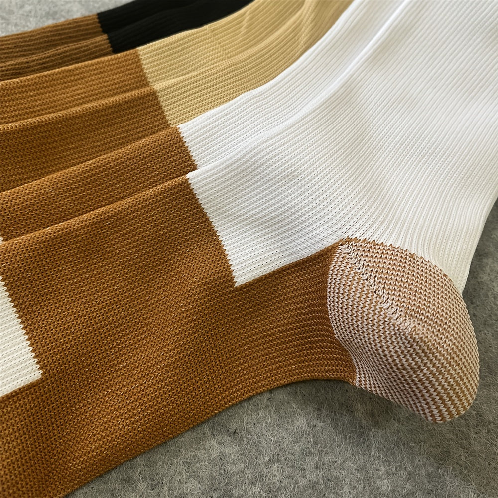 2 Pairs Pack Unisex Knee-length Compression Socks For Men