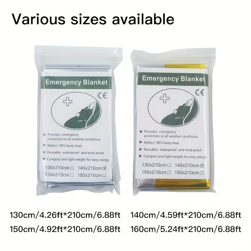 Outdoor Emergency Insulation & Sun Protection Blanket