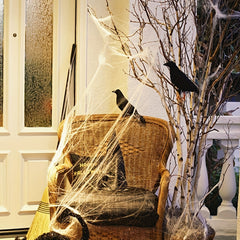 Halloween Crow Ornament Simulation Crow Animal Model Bird Scary Toys