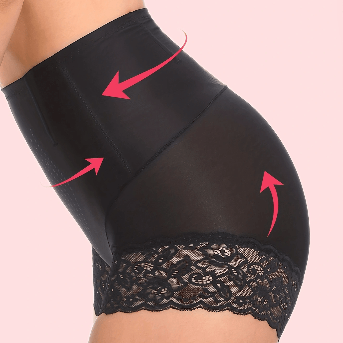 Lace Waist Shaping Panties Bikini Underwear To Lift & Shape Buttocks