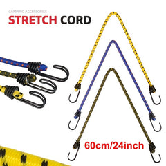 Heavy Duty Bungee Cords - Ideal for Luggage, Camping, Tents, Clothes Drying