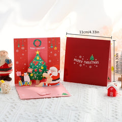 3D Christmas Tree Card Creative Gift