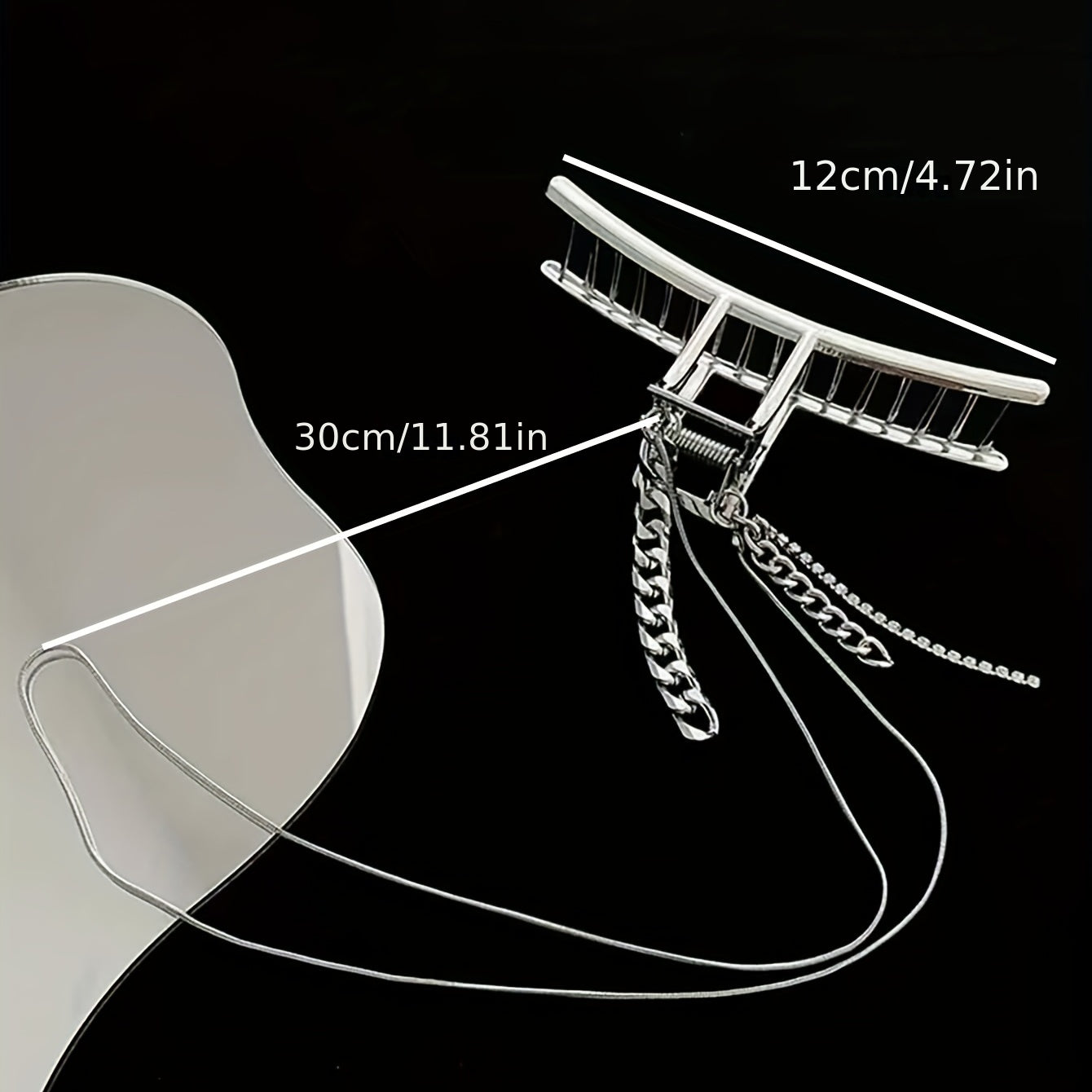 Tassel Chain Hair Claw Clip Hair Accessories For Girls