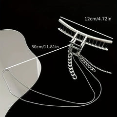 Tassel Chain Hair Claw Clip Hair Accessories For Girls