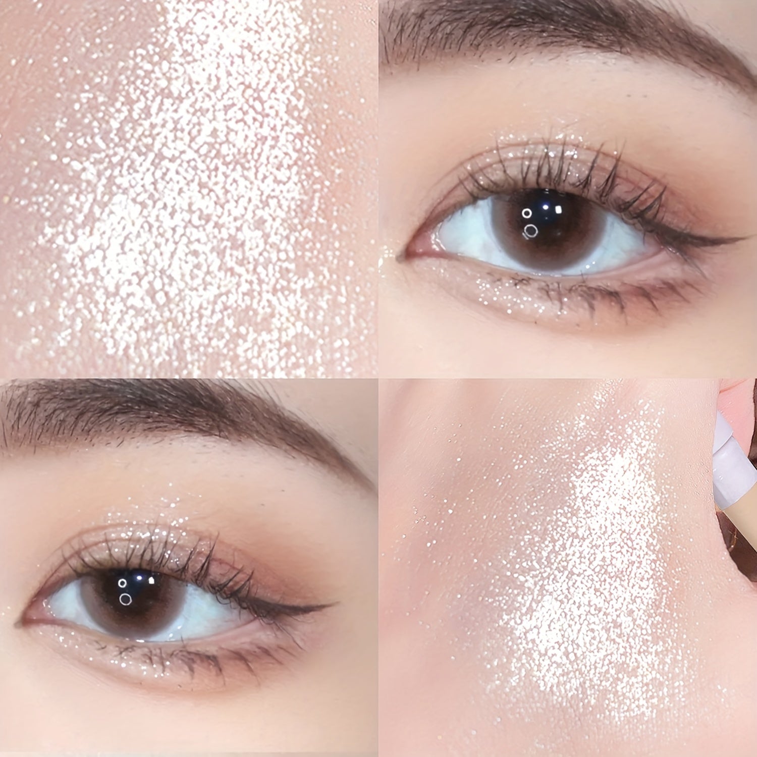 Highlighter Eyeshadow Pencil, Waterproof Smudge Proof Eye Makeup Pen