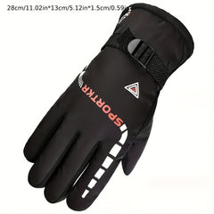 Winter Warm Mittens Outdoor Anti-skid Motorcycle Riding Mittens