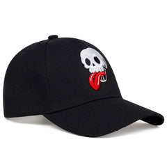 Skull Tongue Out Baseball Cap Unisex