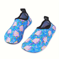 Cartoon Slip On Slippers Lightweight Quick Drying House Shoes For Girls