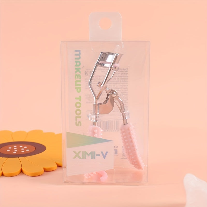 Stainless Steel Eyelash Curler With Non Slip Handle