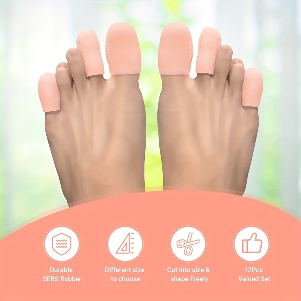 Breathable Silicone Toe Protectors for Runners & Foot Care