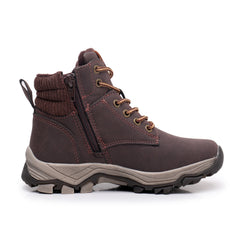 Kid's High Top Hiking Boots Non Slip Casual Lace Up Durable Shoes