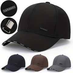 Unisex Sunshade Breathable Baseball Cap with Letter Embroidery