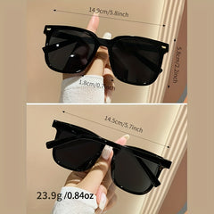Square Rivet Sunglasses Anti Glare UV400 Sun Shades