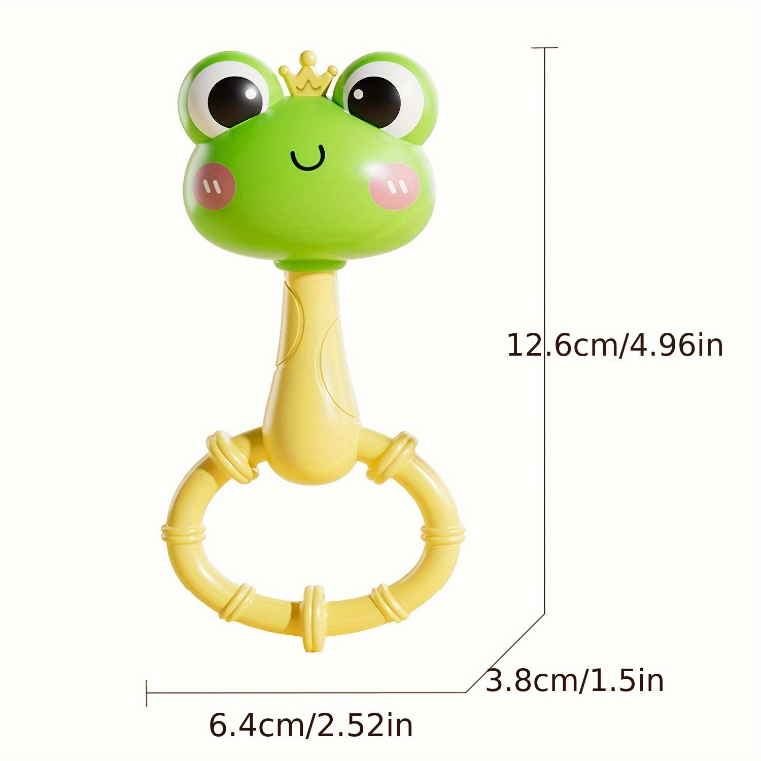Frog and Duck Hand Bell Toys for Babies