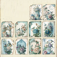 30 Sheets Plant & Animal Decoration Craft Paper for Scrapbooks DIY Collage Backg