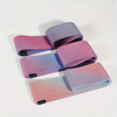 Printed Butt Exercise Band Set Latex Non-slip Stretchy Band Tension Band