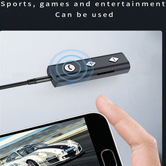 Lavalier Wireless Audio Receiver Car Adapter TF Card