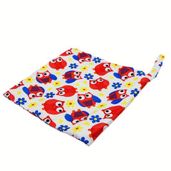 Red Owl Prints Wet Bag