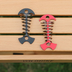 2pcs Outdoor Fishbone Nails Camping Tent Spring Nail