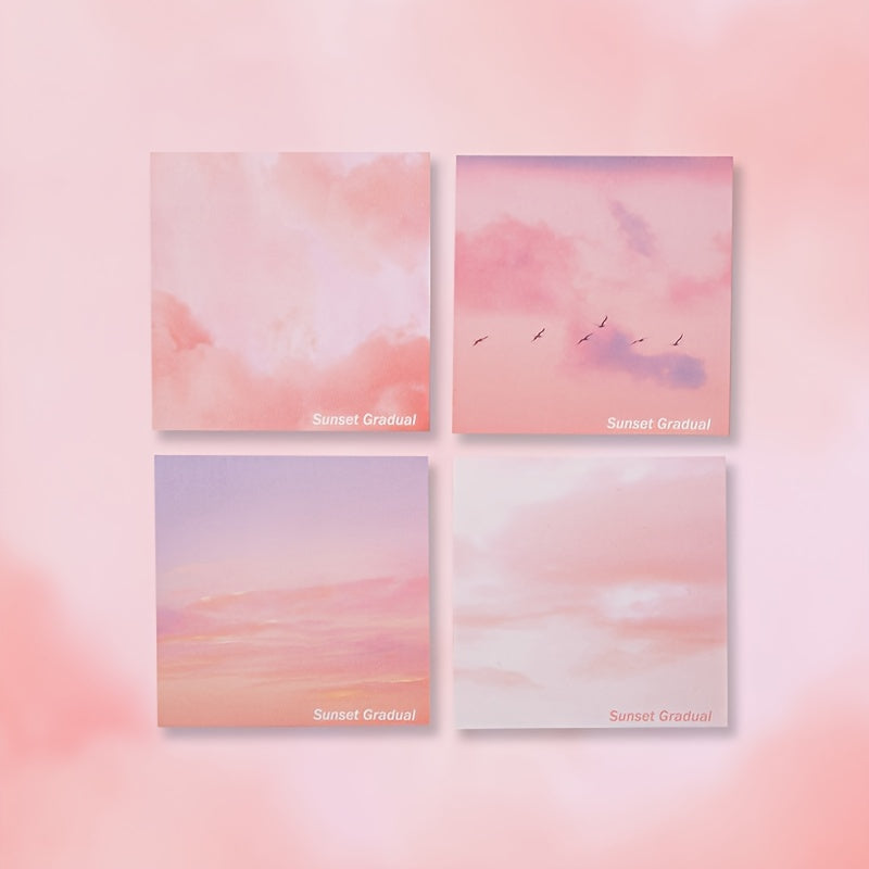 200 Sheets Gradient Sticky Notes Tearable Sticky Note Paper