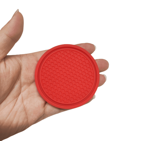 2pcs Car Silicone Coaster Non-slip Cup Holder Car Interior Accessories