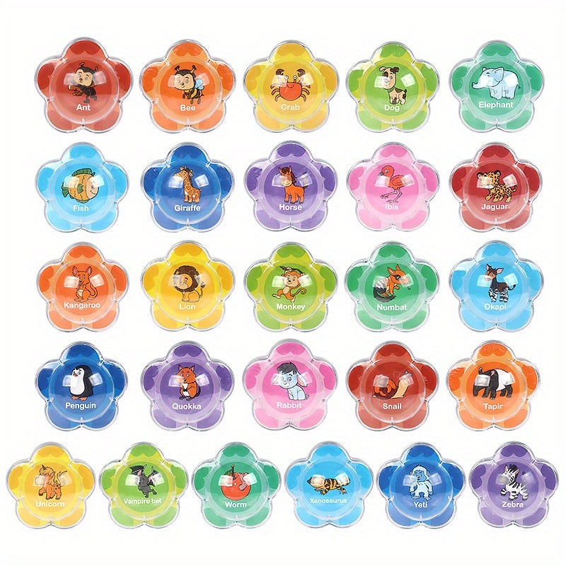Floating Bathroom Alphabet Number Animal Water Toy Set