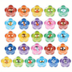 Floating Bathroom Alphabet Number Animal Water Toy Set