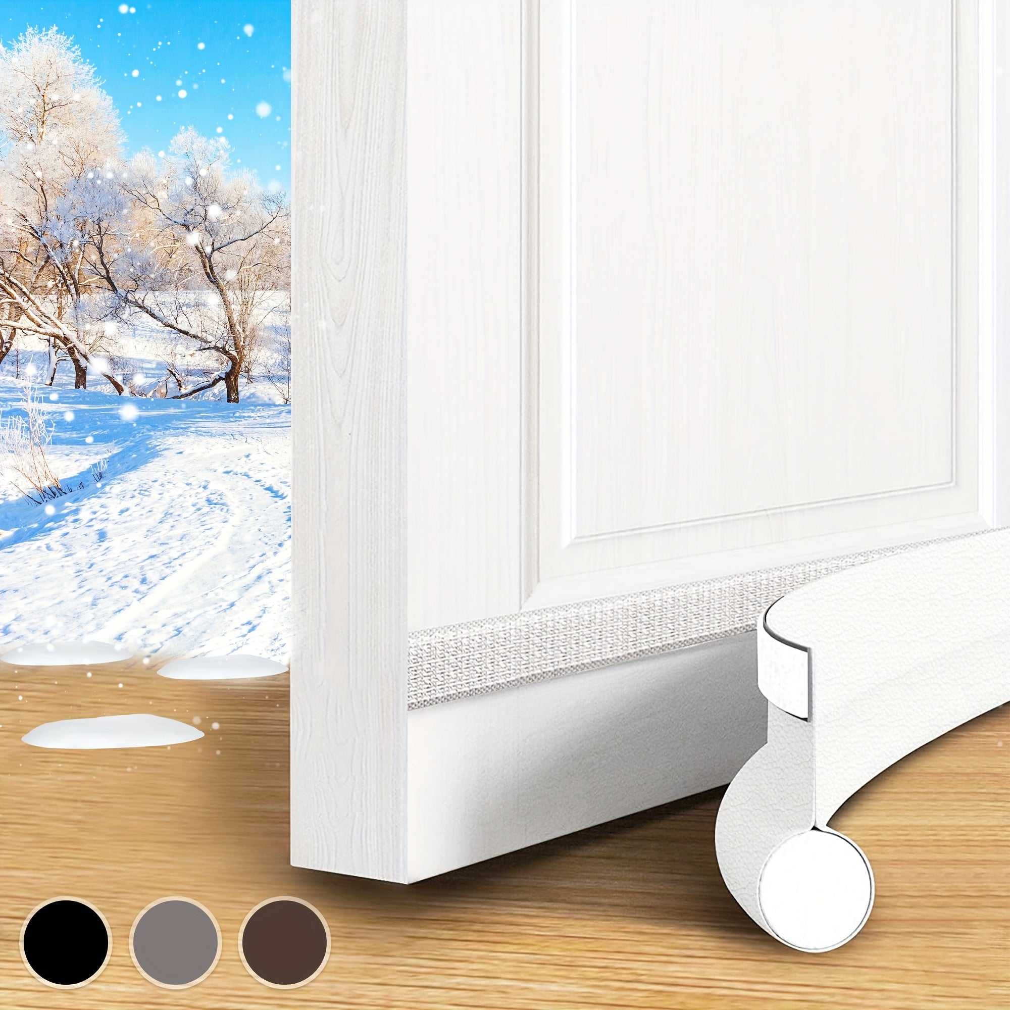 Adjustable Door Draft Stopper Under Door Blocker