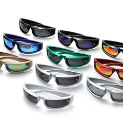 Women's Sport Sunglasses Eye Protective Thick Frame Wrap Around Glasses