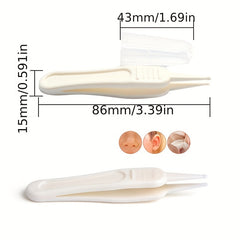 5pcs Round Head Safety Booger Clips Baby Care Tweezers