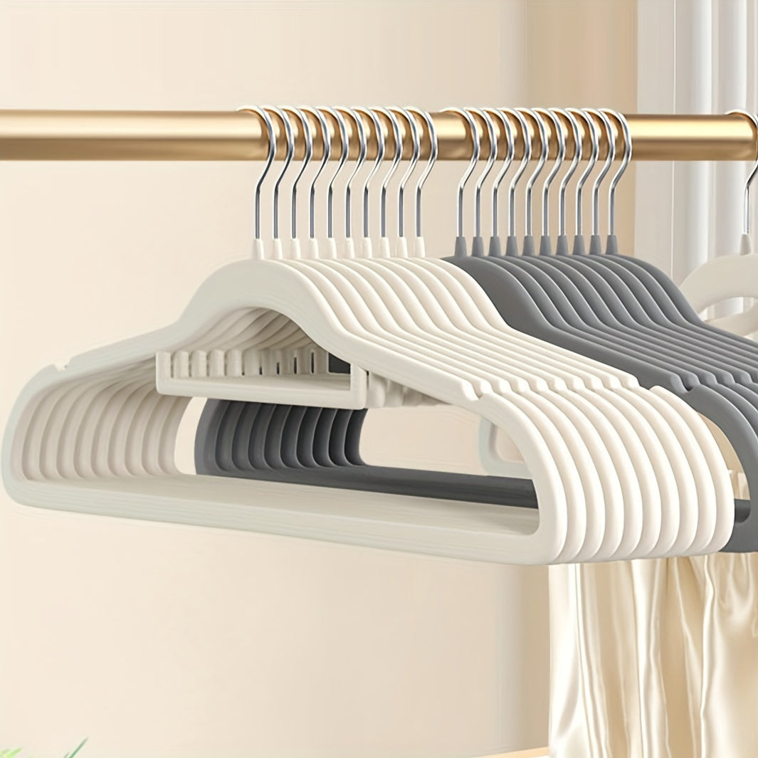 10pcs Velvet Hanger Heavy Duty Non-slip Hanger for Coats Pants and Dress Clothes