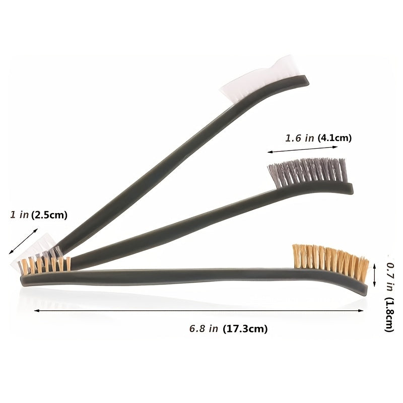 Gun Cleaning Brushes & Picks Kit - Brass, Nylon, Stainless Steel, & Polymer