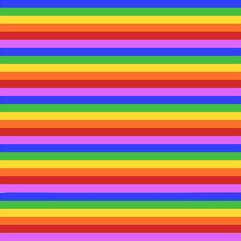 Pride Month Rainbow Stripe Headband Hippie Style Handkerchief