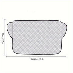 Car Snow Blocking Front Windshield Cover Snow Cover Cloth