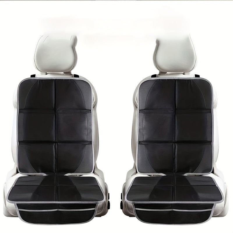 Non Slip Waterproof Child Car Seat Protector with Padding & 2 Storage Pockets
