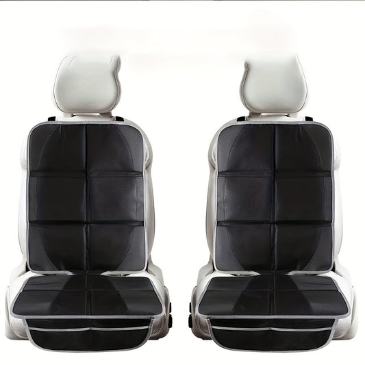 Non Slip Waterproof Child Car Seat Protector with Padding & 2 Storage Pockets