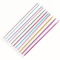 Aluminum Crochet Hooks Set 11pcs 2-8mm + Accessories