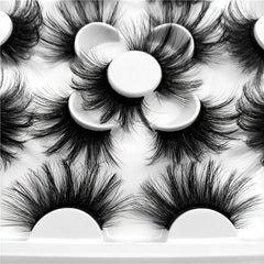 7 Pairs Mink Lashes Dramatic Volume False Eyelashes Full Strip Thick Eyelash