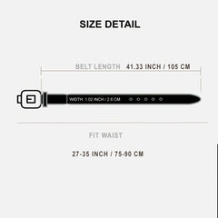 Y2K Western Buckle Belt Vintage Belt PU Leather Belt