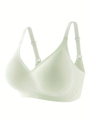 3pcs Seamless Wireless Bras Comfy & Breathable Everyday Bra Women's Lingerie